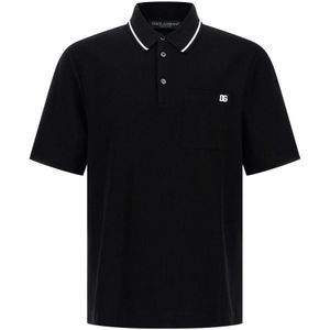 Dolce & Gabbana - Polo Shirt - Zwart - Heren