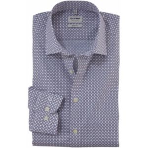 Olymp, Heren, Overhemden, Paars, Maat: M