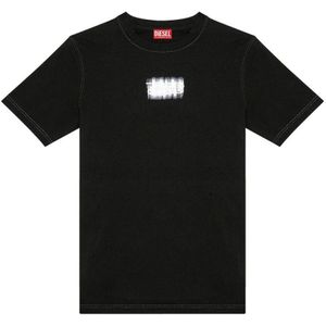 Diesel, Heren, Tops, Zwart, Maat: XL Katoen,