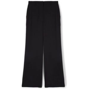 Motivi, Dames, Broeken, Zwart, Maat: XS Satijn,