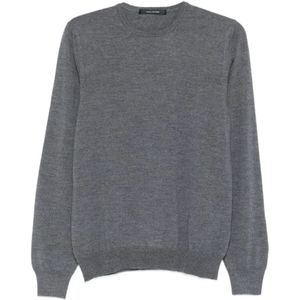 Tagliatore, Heren, Truien, Grijs, Maat: XL Wol,