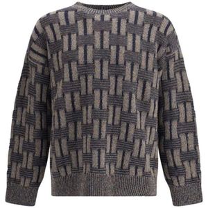 Giorgio Armani, Heren, Truien, Veelkleurig, Maat: S Wol,