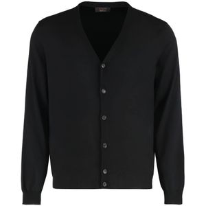 Slowear, Heren, Truien, Grijs, Maat: M Wol,