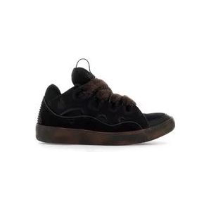 Lanvin Volumineuze Multilaagse Curb Sneakers , Black , Dames , Maat: 36 EU