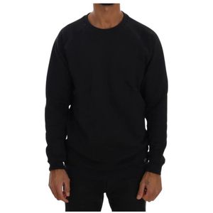 Daniele Alessandrini, Heren, Sweatshirts & Hoodies, Blauw, Maat: L Katoen,