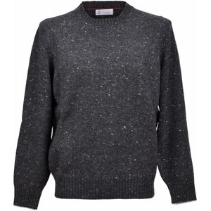 Brunello Cucinelli, Heren, Truien, Grijs, Maat: 2XL