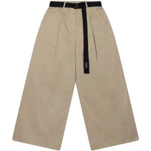 10Days, Dames, Broeken, Beige, Maat: 2XS Katoen,