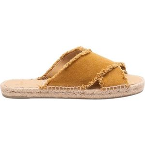 Castañer, Dames, Schoenen, Beige, Maat: 37 EU Linnen,