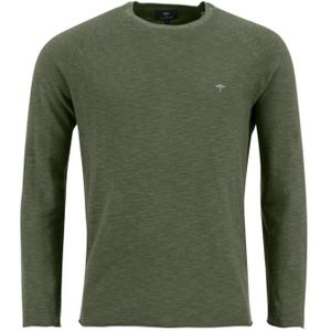 Fynch-Hatton, Heren, Tops, Groen, Maat: 2XL Katoen,