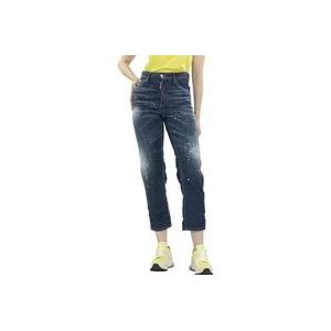 Dsquared2 Boston Skinny Jeans voor vrouwen , Blue , Dames , Maat: 3XS