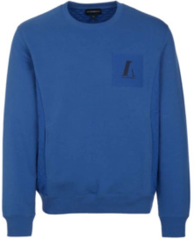 Emporio Armani - Sweatshirt - Blauw - Heren
