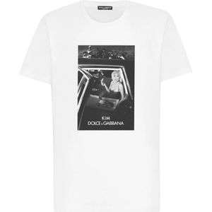Dolce & Gabbana, Dames, Tops, Wit, Maat: XL