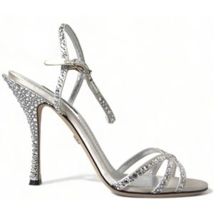 Dolce & Gabbana, Dames, Schoenen, Grijs, Maat: 36 EU Zijde,