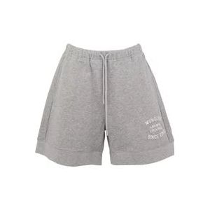 Moncler Short Shorts , Gray , Dames , Maat: XL