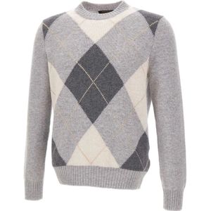 Gran Sasso, Heren, Truien, Grijs, Maat: L Wol,