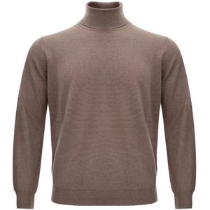 Kangra, Heren, Truien, Bruin, Maat: 2XL Wol,