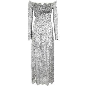 Rabanne, Dames, Jurken, Grijs, Maat: S