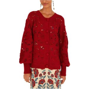 Farm Rio, Dames, Truien, Rood, Maat: XS