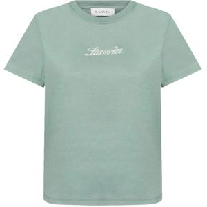 Lanvin, Dames, Tops, Groen, Maat: XS Katoen,