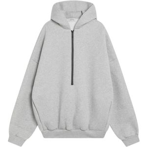 Fear Of God, Heren, Sweatshirts & Hoodies, Grijs, Maat: S Katoen,