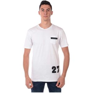 Daniele Alessandrini, Heren, Tops, Wit, Maat: XL Katoen,