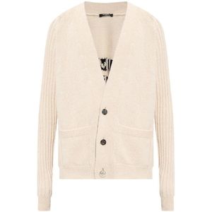 Balmain Cardigans , Beige , Heren , Maat: L