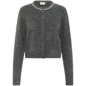 Kaffe - KAroxy - Gebreide Trui - Grijs Melange - Dames
