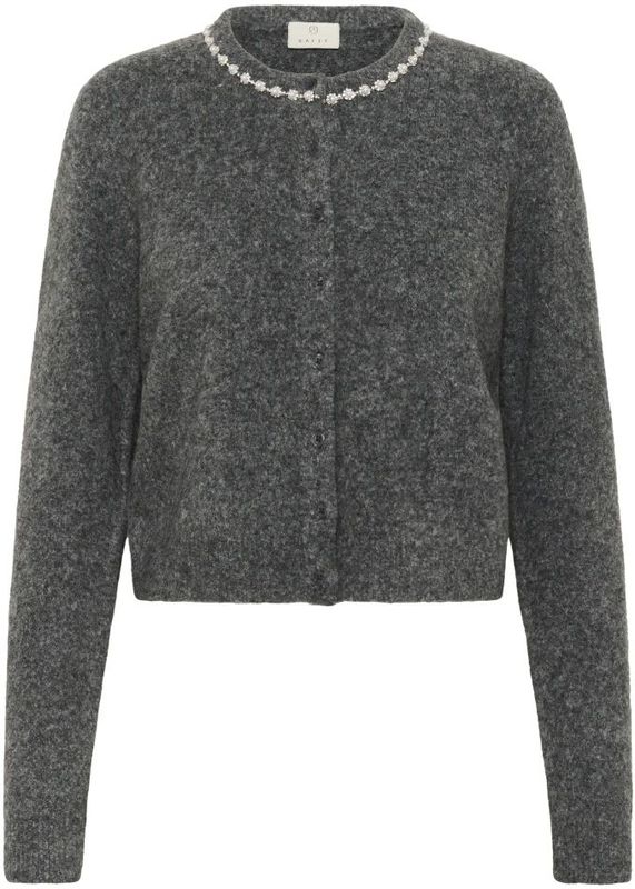 Kaffe - KAroxy - Gebreide Trui - Grijs Melange