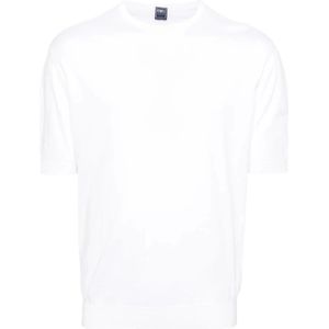 Fedeli, Heren, Tops, Wit, Maat: 2XL Katoen,