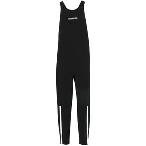 Calvin Klein, Dames, Jumpsuits & Playsuits, Zwart, Maat: M Nylon,