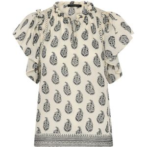 Bruuns Bazaar, Dames, Blouses & Shirts, Zwart, Maat: 2XL Viscose,