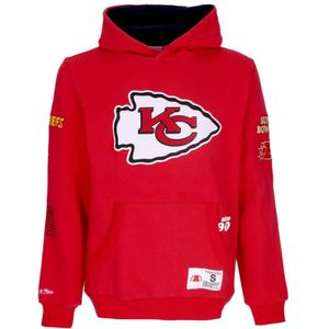 Mitchell & Ness, Heren, Sweatshirts & Hoodies, Rood, Maat: S Fleece,