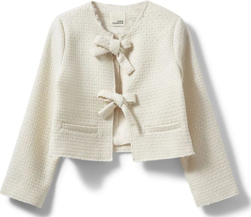 Sofie Schnoor, Dames, Jassen, Wit, Maat: S Wol,