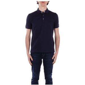 Fay, Heren, Tops, Blauw, Maat: 2XL Katoen,