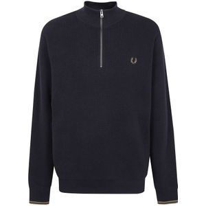 Fred Perry, Heren, Truien, Zwart, Maat: M