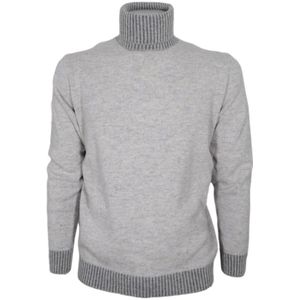 Cashmere Company, Heren, Truien, Grijs, Maat: L Wol,
