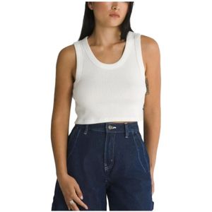Vans - Drew Rib Top - Zwart - Zonder Mouwen - T-shirt