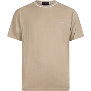 Liu Jo, Heren, Tops, Beige, Maat: M Katoen,