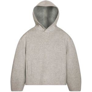 Loulou Studio, Dames, Sweatshirts & Hoodies, Grijs, Maat: XS Wol,