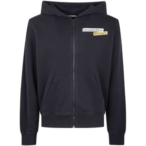 Palm Angels, Heren, Sweatshirts & Hoodies, Zwart, Maat: XL