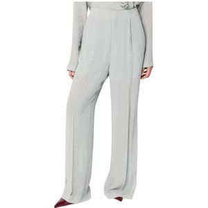 Alberta Ferretti, Dames, Broeken, Grijs, Maat: S