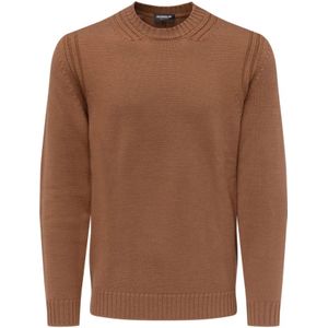 Dondup, Heren, Truien, Bruin, Maat: L