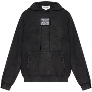 Iceberg, Heren, Sweatshirts & Hoodies, Grijs, Maat: M Katoen,