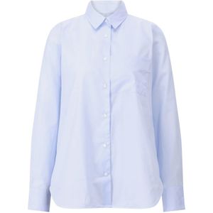 Lis Lareida, Dames, Blouses & Shirts, Blauw, Maat: XS Katoen,