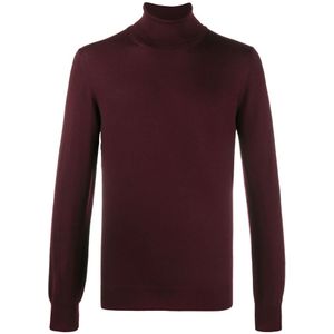 Barba, Heren, Truien, Rood, Maat: 2XL Wol,