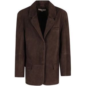 Remain Birger Christensen, Dames, Jassen, Bruin, Maat: 2XS Suède,