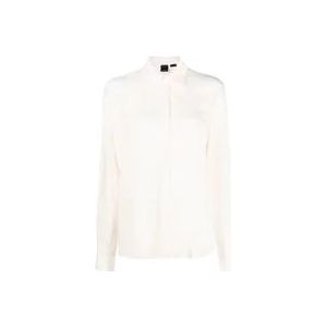 Pinko Long Sleeve Tops , Beige , Dames , Maat: L