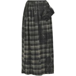 Souvenir, Dames, Rokken, Grijs, Maat: S Flanel,