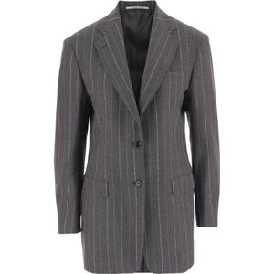 Tagliatore, Dames, Jassen, Grijs, Maat: XS Wol,