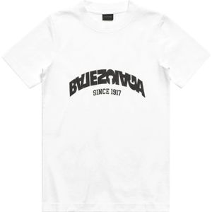 Balenciaga, Dames, Tops, Wit, Maat: M